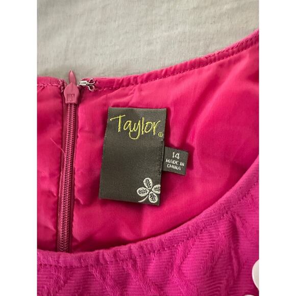 Taylor Sleeveless Sheath Shell Accent dress size 14 - Picture 3 of 4